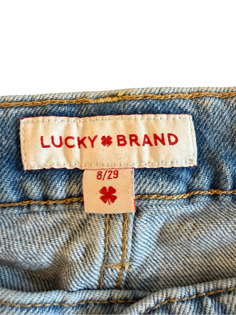 Lucky Brand women’s Light Blue Relaxed Distressed Jeans - Picture 2 of 5